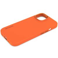 Decoded Coque en silicone MagSafe iPhone 15 - Orange