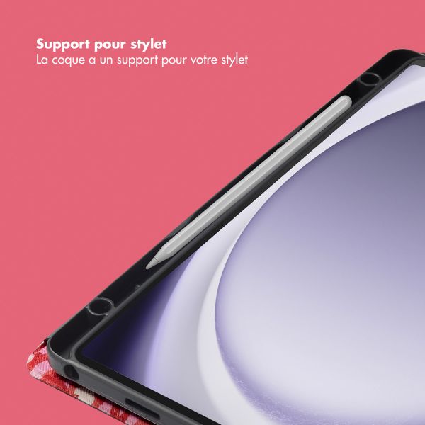 Selencia Coque tablette Vivid Samsung Galaxy Tab A9 Plus - Wild Spots Lipstick