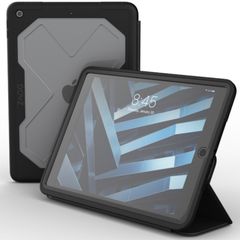 ZAGG Coque Rugged Messenger iPad 9 (2021) 10.2 pouces / iPad 8 (2020) 10.2 pouces / iPad 7 (2019) 10.2 pouces - Noir