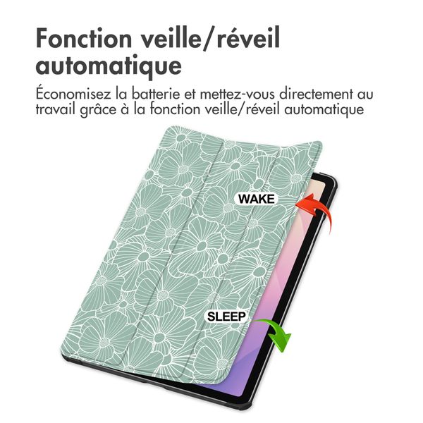 imoshion Coque tablette Design Trifold Samsung Galaxy Tab S11 - Botanica