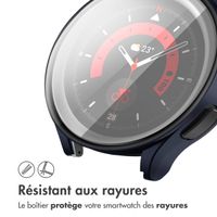 imoshion Coque rigide à couverture complète Samsung Galaxy Watch 4 - 44 mm - Bleu foncé