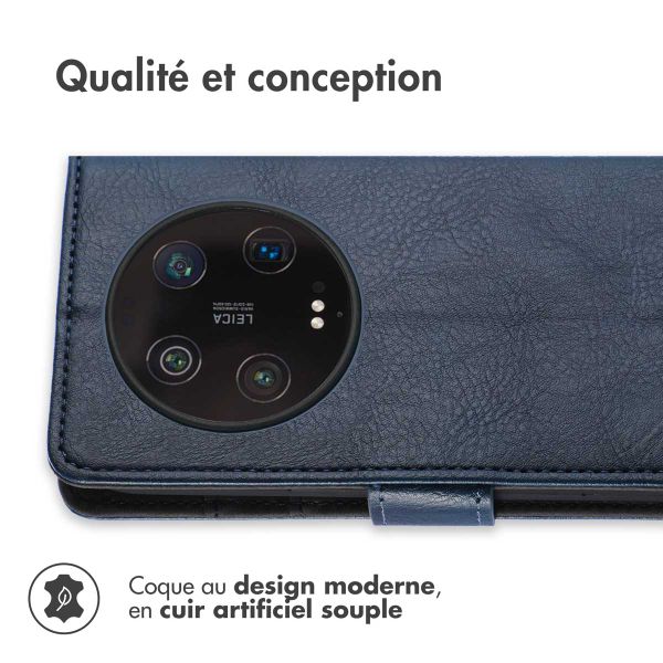 imoshion Étui de télephone portefeuille Xiaomi 13 Ultra - Bleu foncé