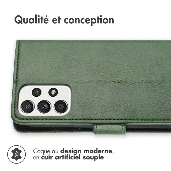 imoshion Étui de téléphone portefeuille Luxe Samsung Galaxy A33 - Vert