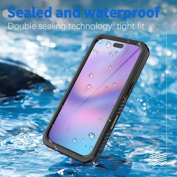 Redpepper Coque imperméable Dot Plus Apple iPhone 17 Pro - Noir