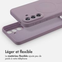 imoshion Coque Couleur avec MagSafe Samsung Galaxy A57 (5G) - Violet