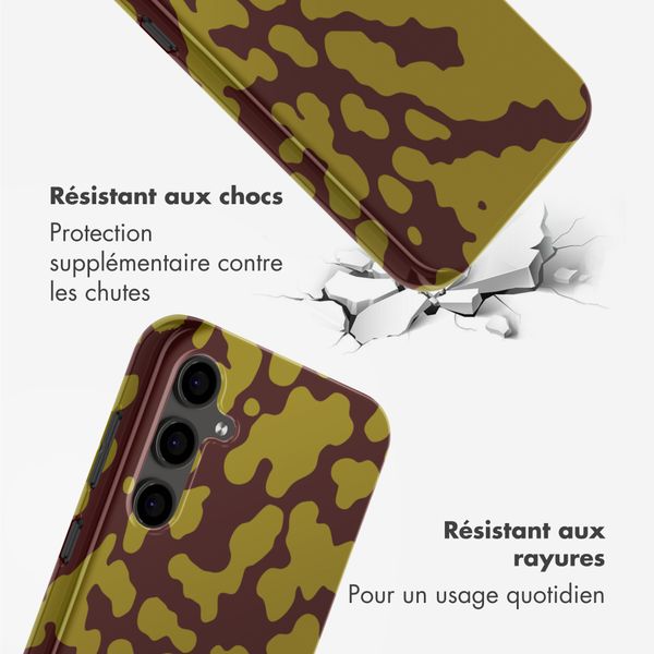 Selencia Coque arrière Vivid Samsung Galaxy S24 FE - Moo'd Olive Dust