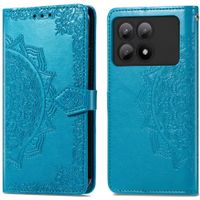 imoshion Etui de téléphone portefeuille Mandala Xiaomi Poco X6 Pro - Turquoise