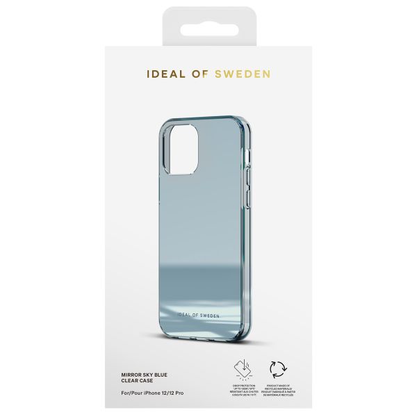 iDeal of Sweden Coque arrière Mirror Apple iPhone 12 (Pro) - Sky Blue