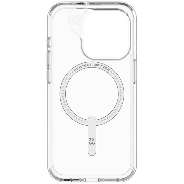 ZAGG Coque Crystal Palace Snap MagSafe iPhone 15 Pro - Transparent