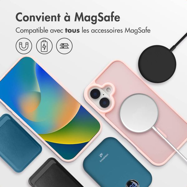 imoshion Coque Color Guard avec MagSafe iPhone 16 - Rose clair