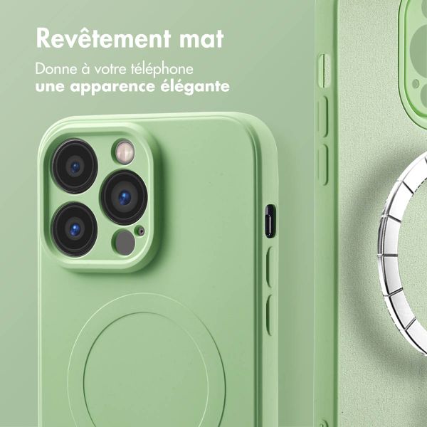 imoshion Coque Couleur avec MagSafe Apple iPhone 14 Pro - Vert