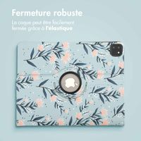 imoshion Coque tablette Design rotatif à 360° Apple iPad Pro 13 (2025) M5 / (2024) M4 - Flowers