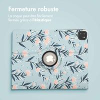 imoshion Coque tablette Design rotatif à 360° iPad Pro 13 (2024) M4 - Flowers