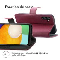 imoshion Étui de téléphone portefeuille Luxe Samsung Galaxy A13 (4G) - Bordeaux