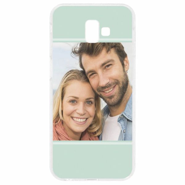 Concevez votre propre coque en gel Samsung Galaxy J6 Plus - Transparent