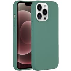 Accezz Coque Liquid Silicone Apple iPhone 13 Pro Max - Vert foncé