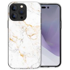 imoshion Coque Design iPhone 14 Pro Max - White Marble