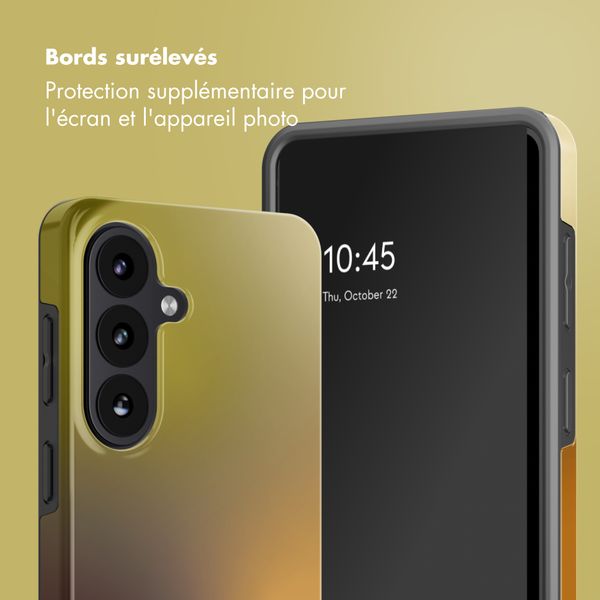 Selencia Coque arrière Vivid Samsung Galaxy S26 - Gradient Olive Dust