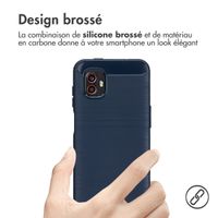 imoshion Coque Brushed Samsung Galaxy Xcover 6 Pro - Bleu foncé