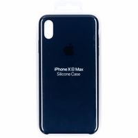 Apple Coque en silicone Apple iPhone Xs Max - Midnight Blue
