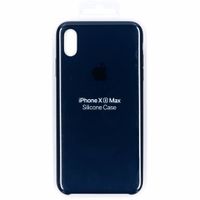 Apple Coque en silicone iPhone Xs Max - Midnight Blue