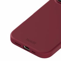 Holdit Coque Silicone iPhone 16 Pro - Red Velvet