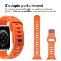 imoshion Bracelet en silicone Active Sport Apple Watch Series 1-10 / SE / Ultra (2) (44/45/46/49 mm) - Orange