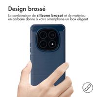 imoshion Coque Brushed Xiaomi Redmi Note 15 (4G) - Bleu foncé