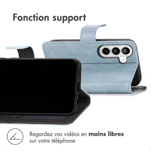 imoshion Étui de télephone portefeuille de luxe Samsung Galaxy A27 (5G) - Bleu clair