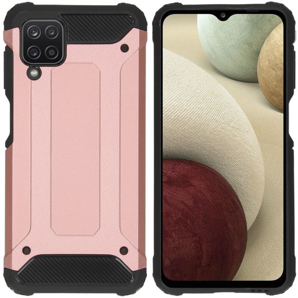 imoshion Coque Rugged Xtreme Samsung Galaxy A12 - Rose Champagne