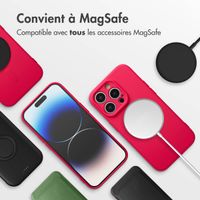 imoshion Coque Couleur avec MagSafe Apple iPhone 14 Pro - Neon Pink