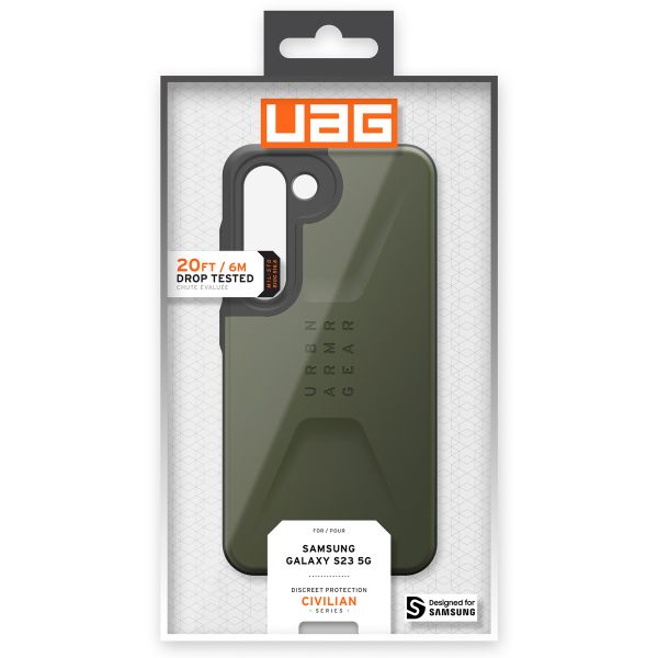 UAG Coque Civilian Samsung Galaxy S23 - Olive