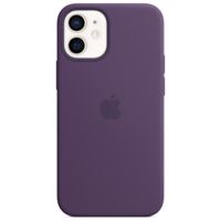 Apple Coque en silicone MagSafe Apple iPhone 12 Mini - Amethyst