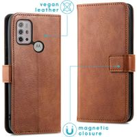 imoshion Étui de télephone portefeuille Motorola Moto G30 / G20 / G10 (Power) - Marron