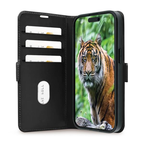 dbramante1928 Étui de télephone portefeuille Apple iPhone 13/14/15/16e - Noir