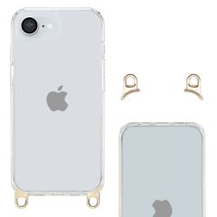 Selencia Coque arrière avec crochets amovibles Apple iPhone 16e - Transparent