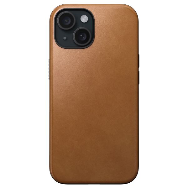 Nomad Coque Modern Leather iPhone 15 - English Tan