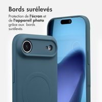 imoshion Coque Couleur avec MagSafe Apple iPhone Air - Bleu foncé