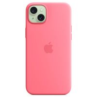 Apple Coque en silicone MagSafe iPhone 15 Plus - Rose