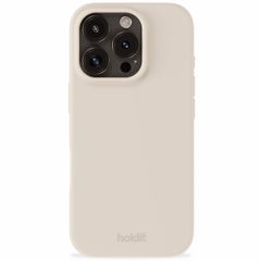 Holdit Coque Silicone Apple iPhone 16 Pro Max - Light Beige
