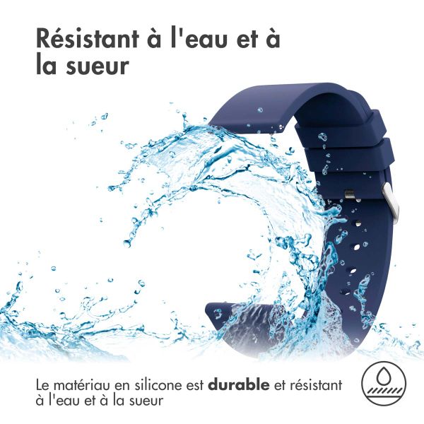 imoshion Bracelet silicone  - Connexion universelle 24 mm - Bleu foncé