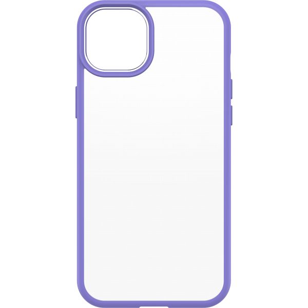 OtterBox Coque arrière React iPhone 14 Plus - Transparent / Violet