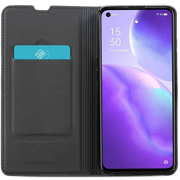 imoshion Étui de téléphone Slim Folio Oppo Find X3 Lite - Bleu foncé