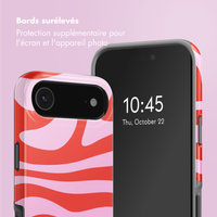 Selencia Coque arrière Vivid avec MagSafe Apple iPhone Air - Dream Swirl Pink