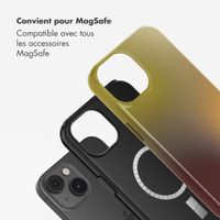 Selencia Coque arrière Vivid avec MagSafe Apple iPhone 14 - Gradient Olive Dust