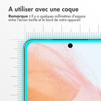 Accezz Protection d'écran en verre trempé Samsung Galaxy S21