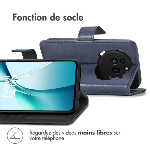 imoshion Étui de télephone portefeuille Nothing Phone (3a) Pro - Bleu foncé