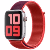 Apple Bracelet Sport Loop Apple Watch Series 1 t/m 9 / SE (38/40/41 mm) | Series 10 / 11 (42 mm) - Rouge