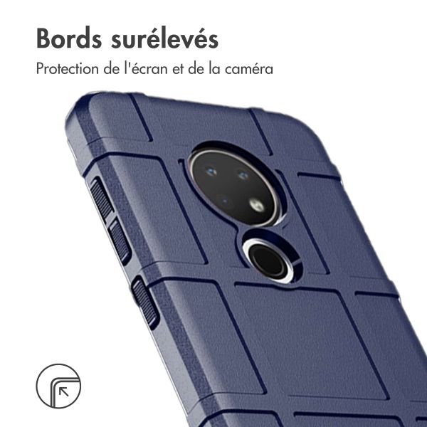 imoshion Coque Arrière Rugged Shield Nokia 6.2 / Nokia 7.2 - Bleu foncé