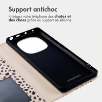 imoshion Étui de télephone portefeuille Design Xiaomi Redmi Note 14 Pro (4G) - Black And White Dots